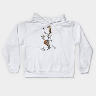 giraffe jester Kids Hoodie